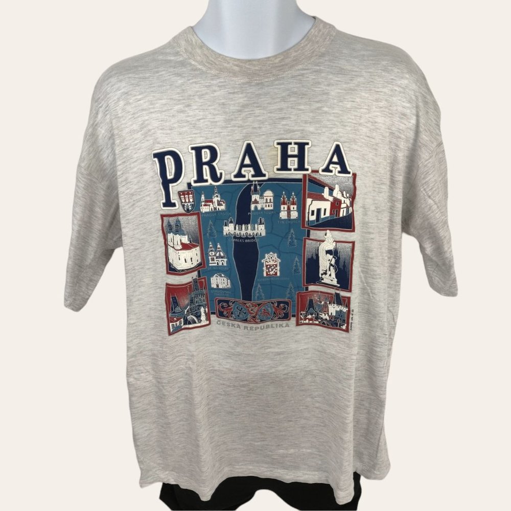 Vintage Prague Praha Men's T-Shirt